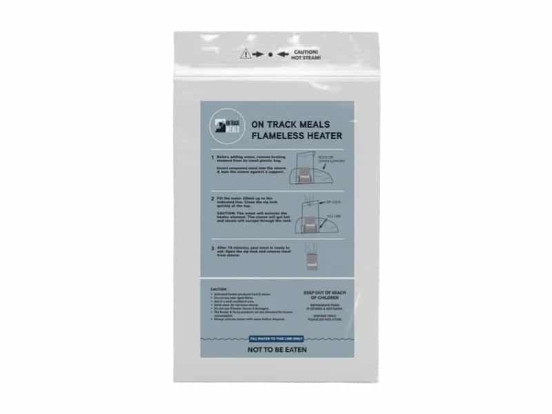 On Track Meals - Flameless Heater Bags x5